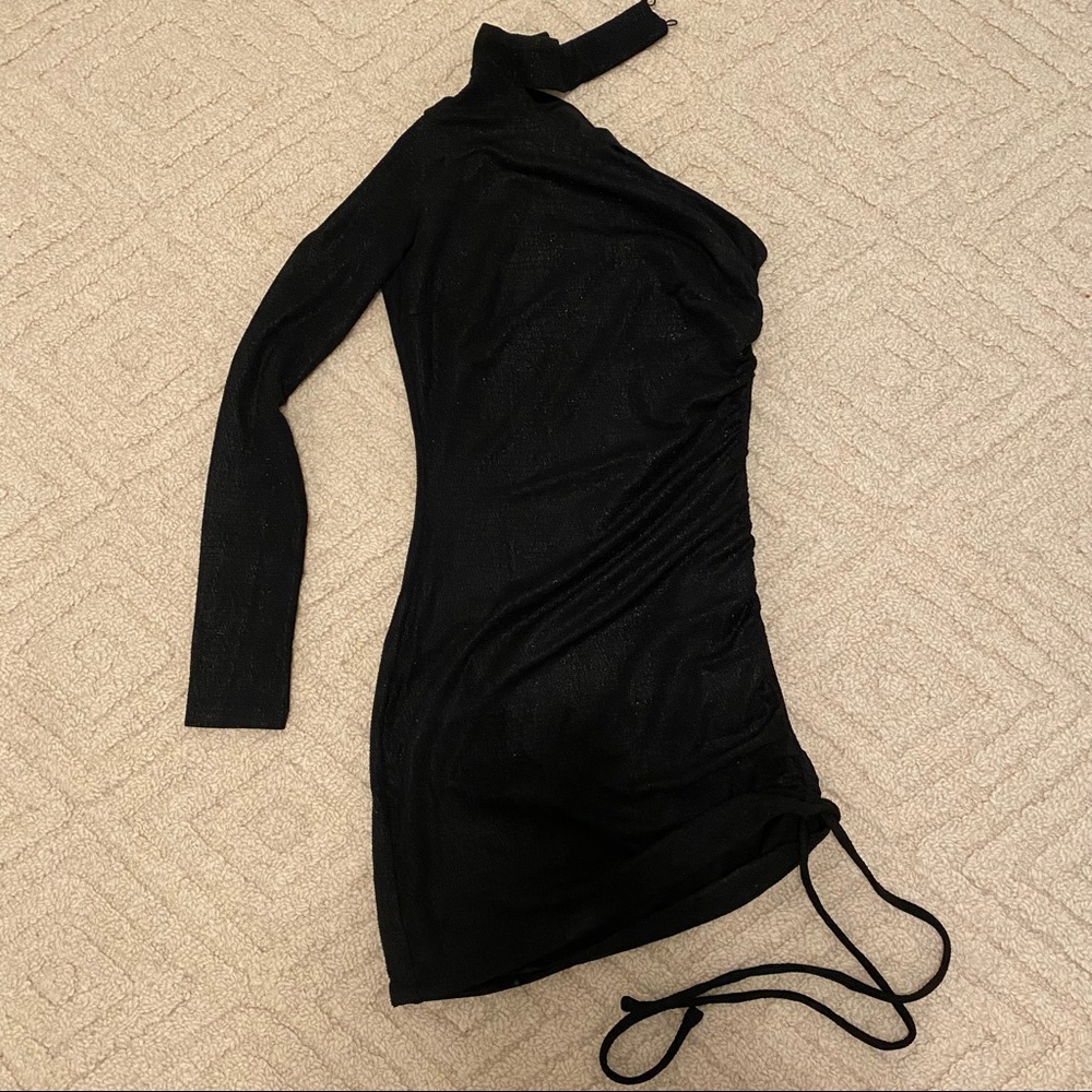 Revolve H:ours Black Sparkly Dress size XXS